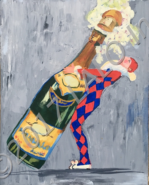 Champagne Celebration by Deborah Schneider