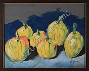 Six Pumpkins by Barbara A. Stevens