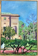 Army Courthouse Courtyard by Clive Turner