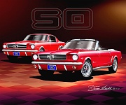 1965  Mustang 50th Birthday Celebration by Danny Whitfield
