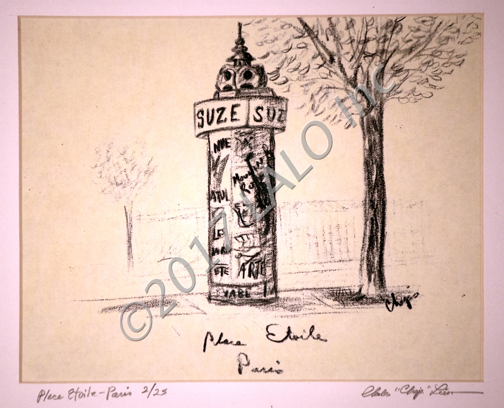Place Etoile - Paris by Charles Lickson