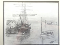 Mystic CT Harbor by Charles Lickson