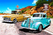 Its Show Time On Route 66 by Danny Whitfield