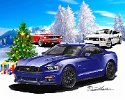 Merry Mustang Christmas by Danny Whitfield