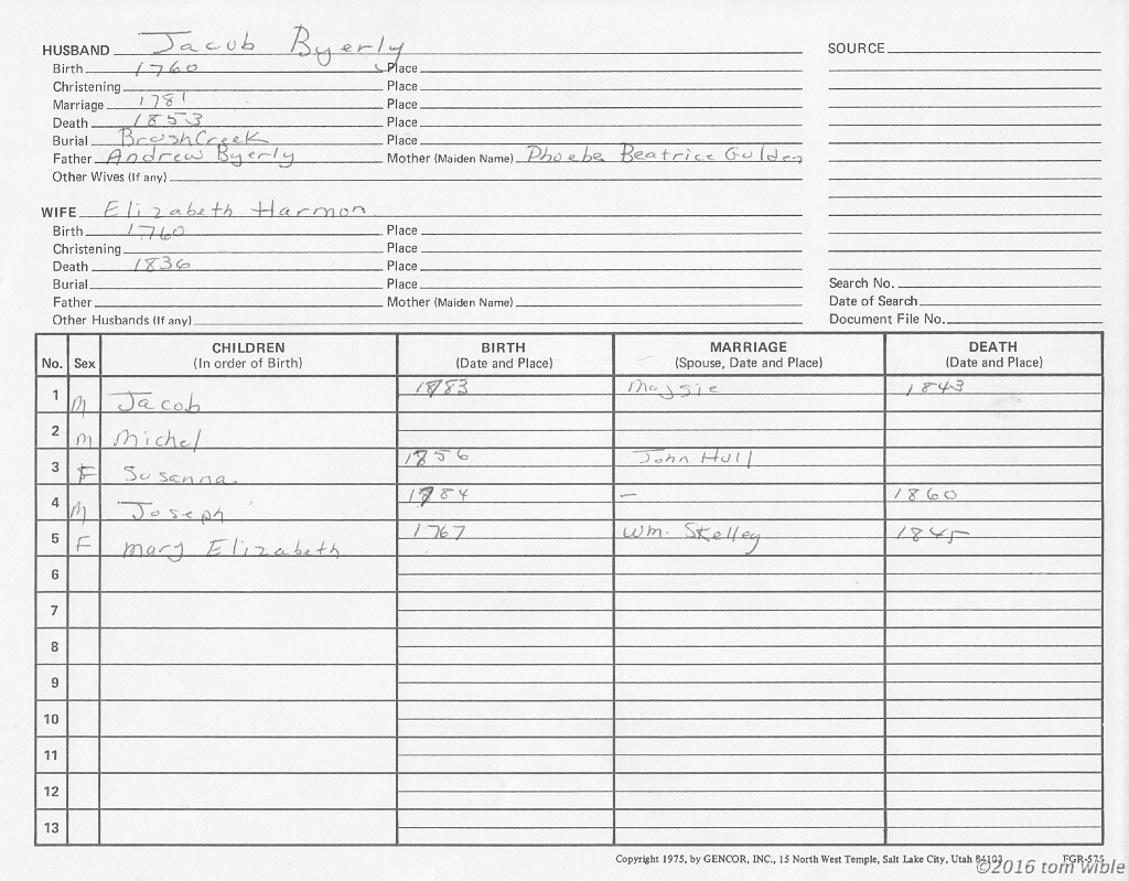 wibleGeneology 5