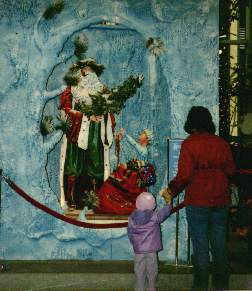 Santa in the Wintergarten