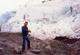 Larry at Exit glacier