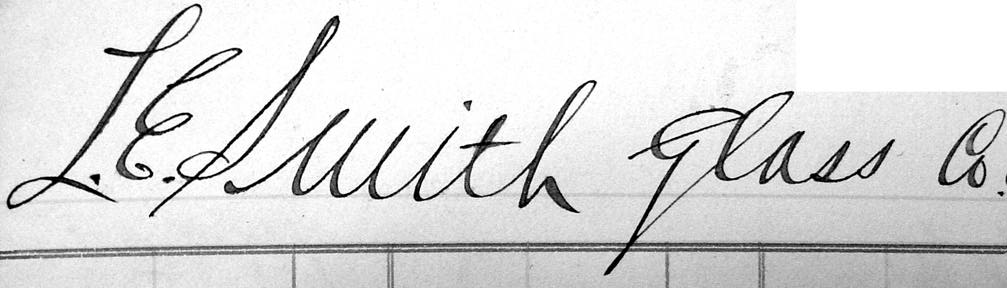 Smith bankbook title in C.M.Wible's handwriting