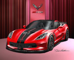 2015 CHEVROLET CORVETTE Z06 ART BY DANNY WHITFIELD